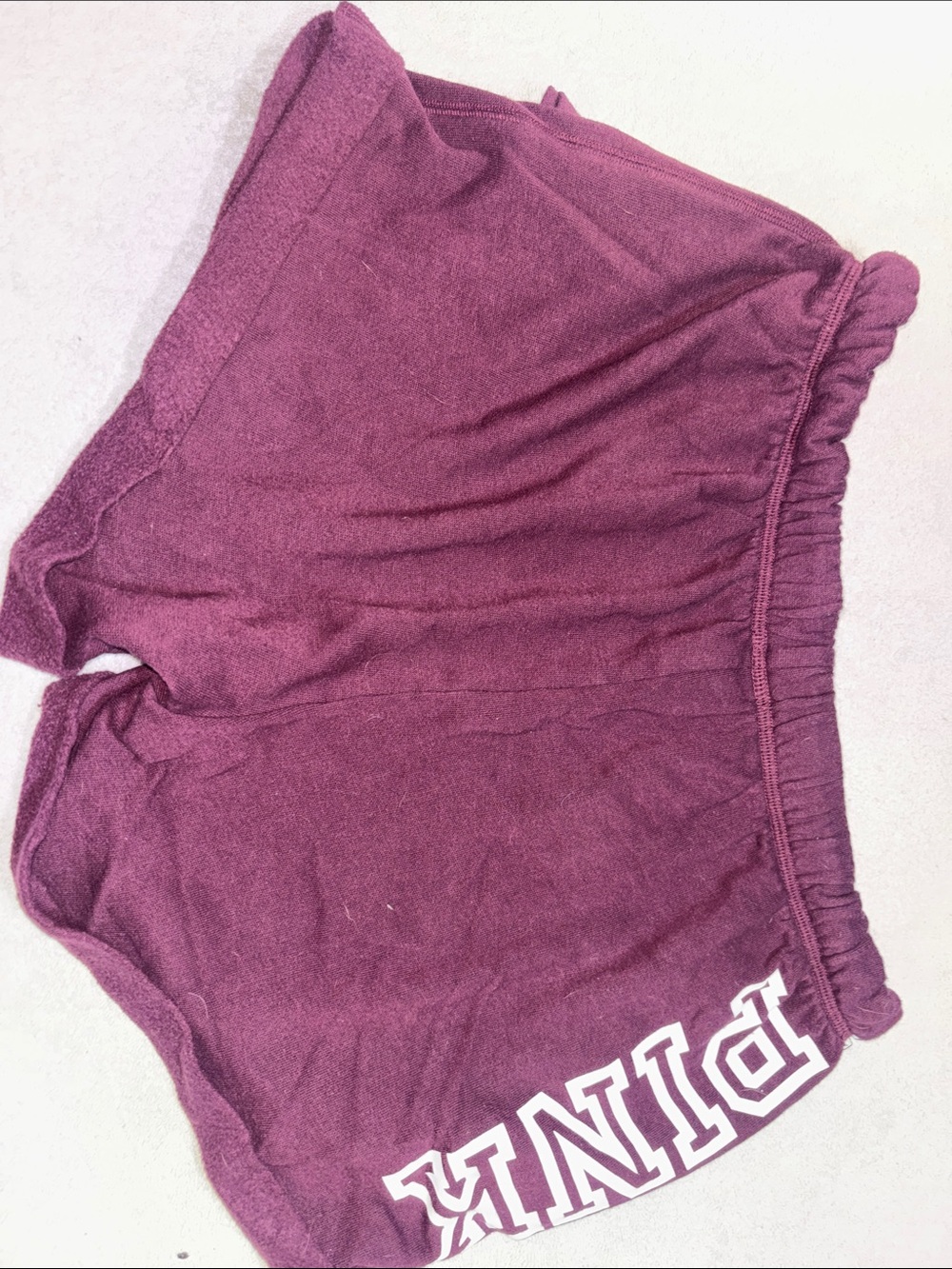 PINK Victoria's Secret Plum Athletic Lounge Shorts